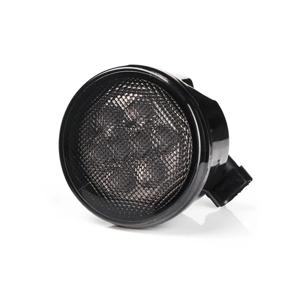Smoked Amber LED Front Turn Signal Lights for Jeep Wrangler JK product image