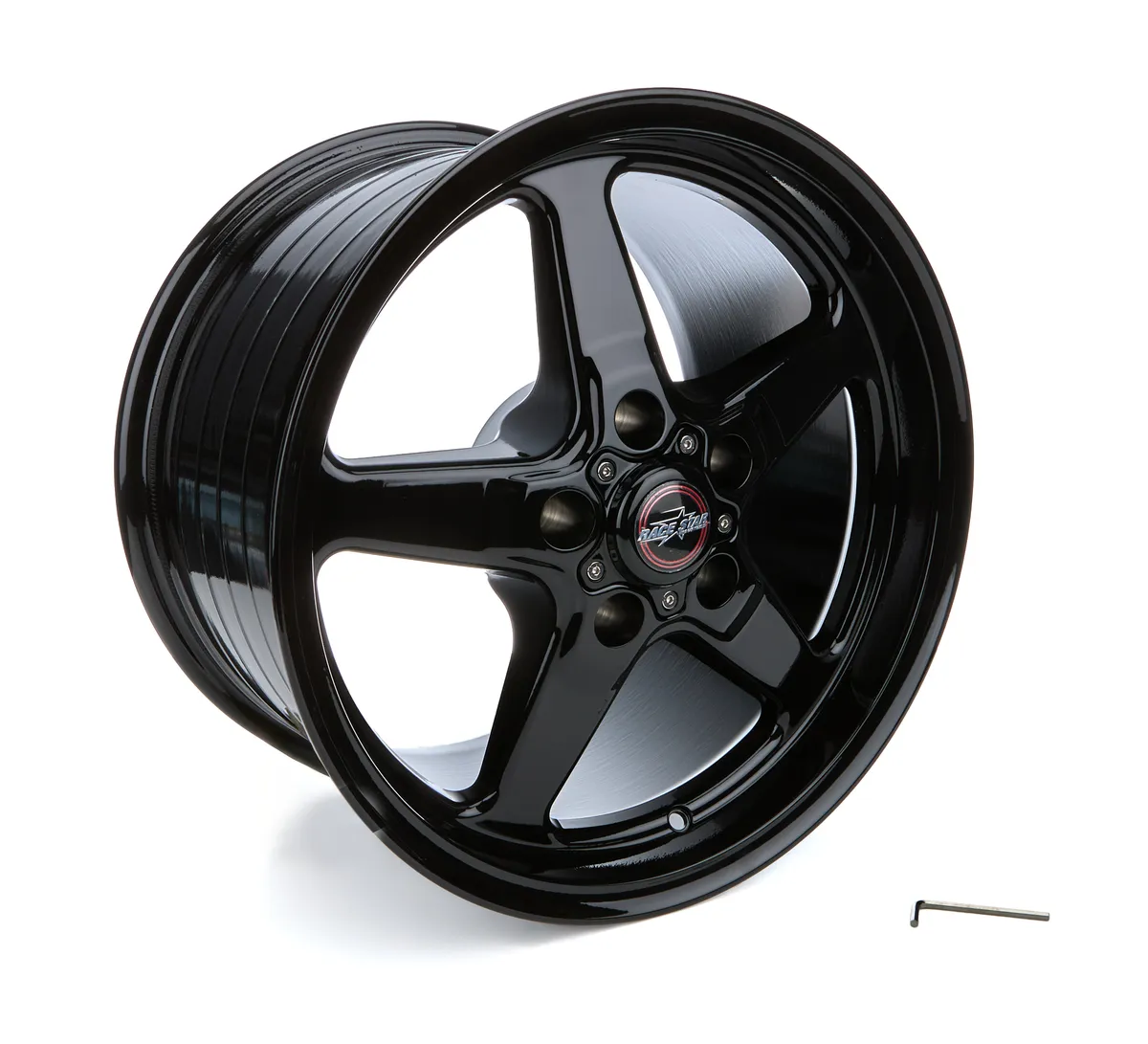 Race Star Industries 92 Drag Star Bracket Rac er Gloss Black 17x10.5