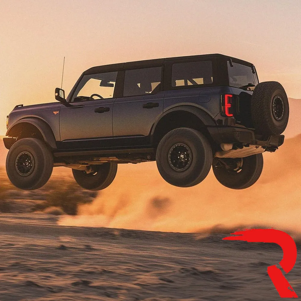 Ford 21-25 Bronco Tail Lights High-Powered Oled Bar Style Running & LED Brake Lights, Includes Oled Startup Sequence - Multiple Options product image