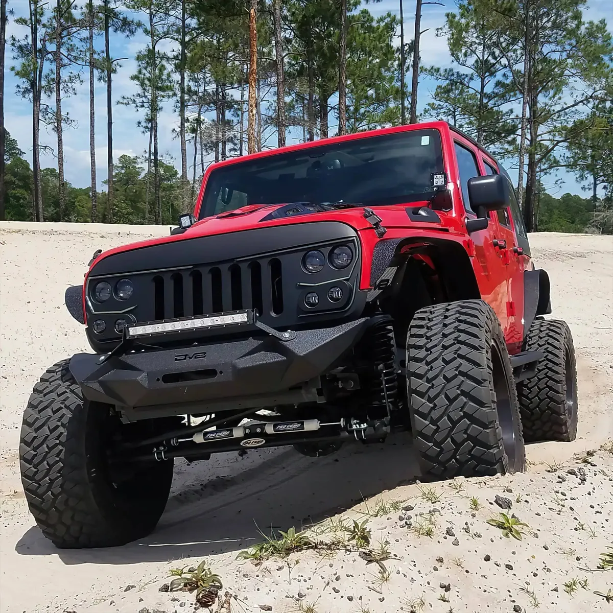2007-2017 Jeep Wrangler JK Vector Pro Series II Full LED Grill - Integrated Headlights & DRL product image