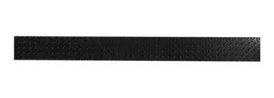 Warrior Products Dia Plate Rear Panl 87-95 YJ Black