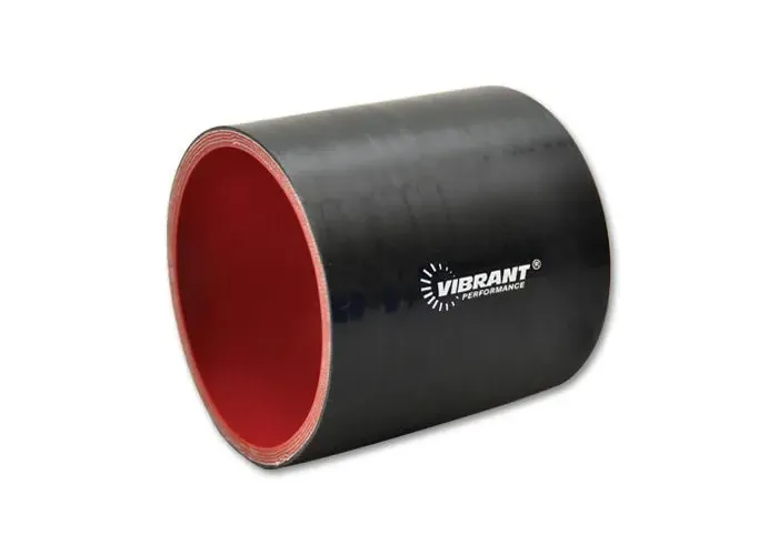 Vibrant Performance Straight Hose Coupler; 3 in. ID; 3 in. Length; 35 PSI Maximum Operating Pressure; 0.2 in. Wall Thickness; Black;