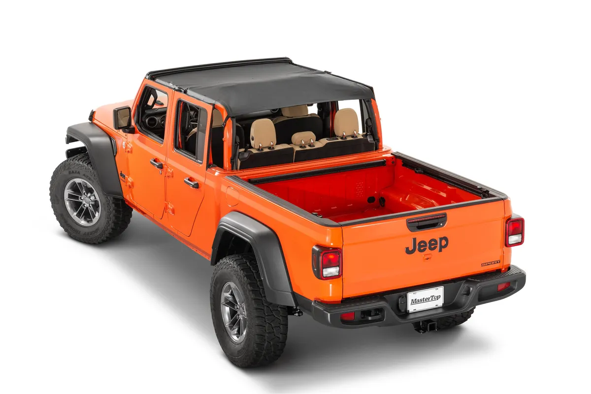 Bimini Top Plus 2020-2023 Jeep JT Gladiator 4Dr Black Diamond product image