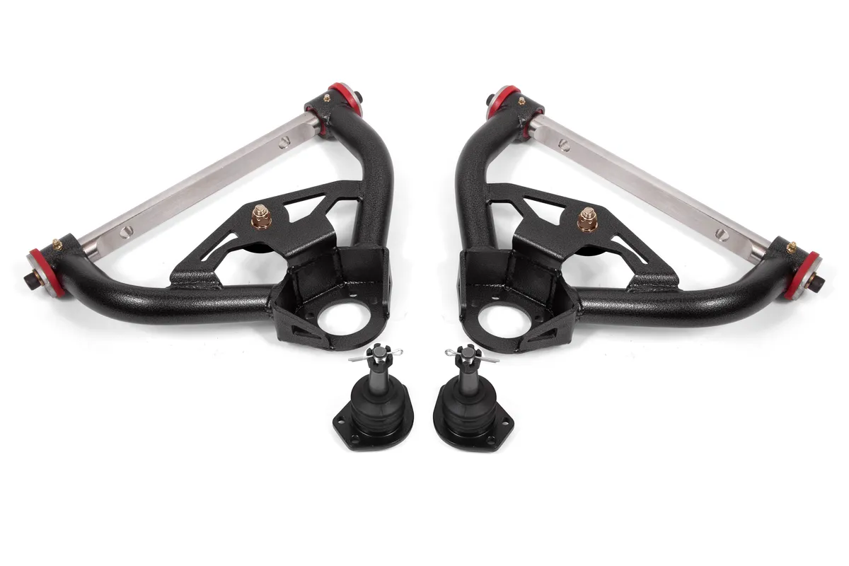 BMR Suspension AA012H A-arms, Upper, DOM, Non-adjustable, Polyurethane Bushings product image