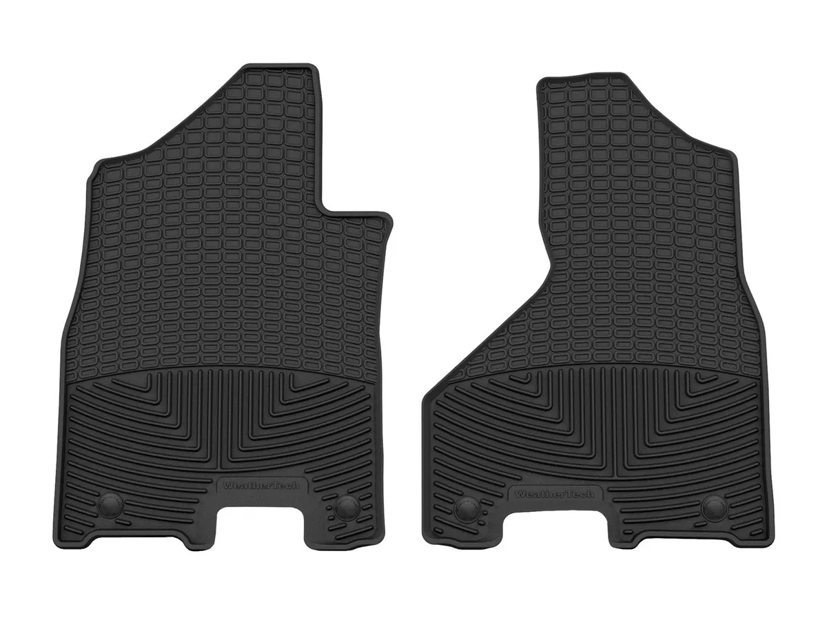 Weathertech 2019 + Dodge Ram Truck 2500 3500 Black Front Rubber Mats