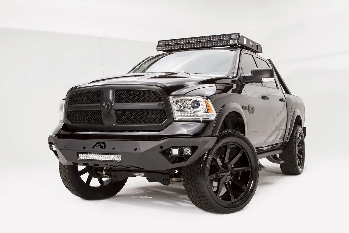 1318 RAM 1500 Vengeance Front Sensor Bumper w/ no Guard Matte Black product image