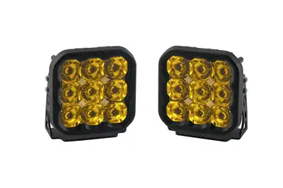 Diode Dynamics Diode Dynamics - SS5 LED Pod Sport Yellow Spot (pair)