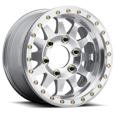 Method Race Wheels Aluminum Wheels 17x9 Beadlock MR101 Bolt Pattern 8 On 165.1 Offset -12 Lip Size 3.15 Raw Machined Method