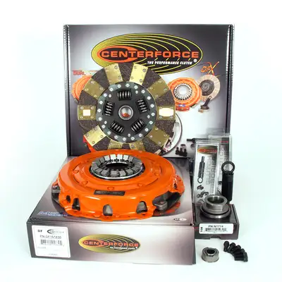 Centerforce Centerforce Dual Friction ?, High Performance Clutch Kit, 588 ft/lbs Capacity, 10.4in Dia., 26-Spline, Fits Ford Fairmont and Mustang 4.6L/5.0L