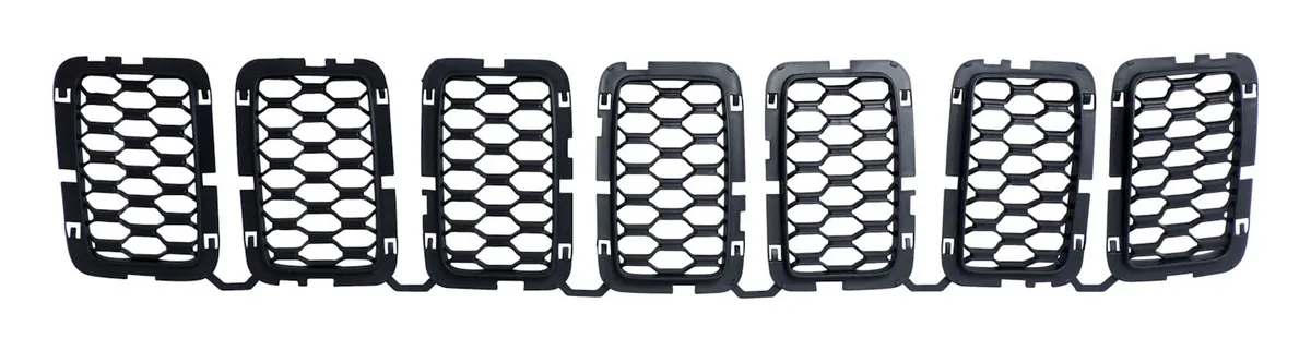 Black Honeycomb Grille Insert Set For Various 20162019 Jeep WK Grand Cherokee product image