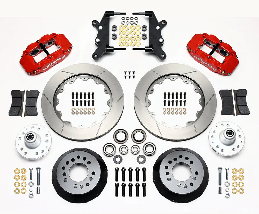 1957 - 1968 Edsel, Ford, Mercury Forged Narrow Superlite 6R Big Brake Front Brake Kit (Hub) - 140-13655 product image