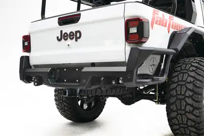 Fab Fours Fab4 Rear Bumper Gladiator JT Black