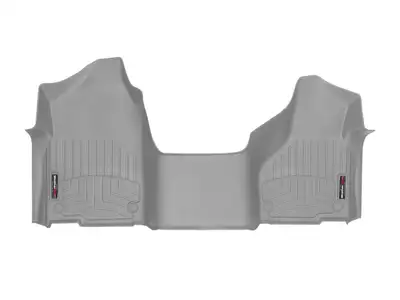 Weathertech FloorLiner™ DigitalFit®; Gray; Front; Over The Hump;