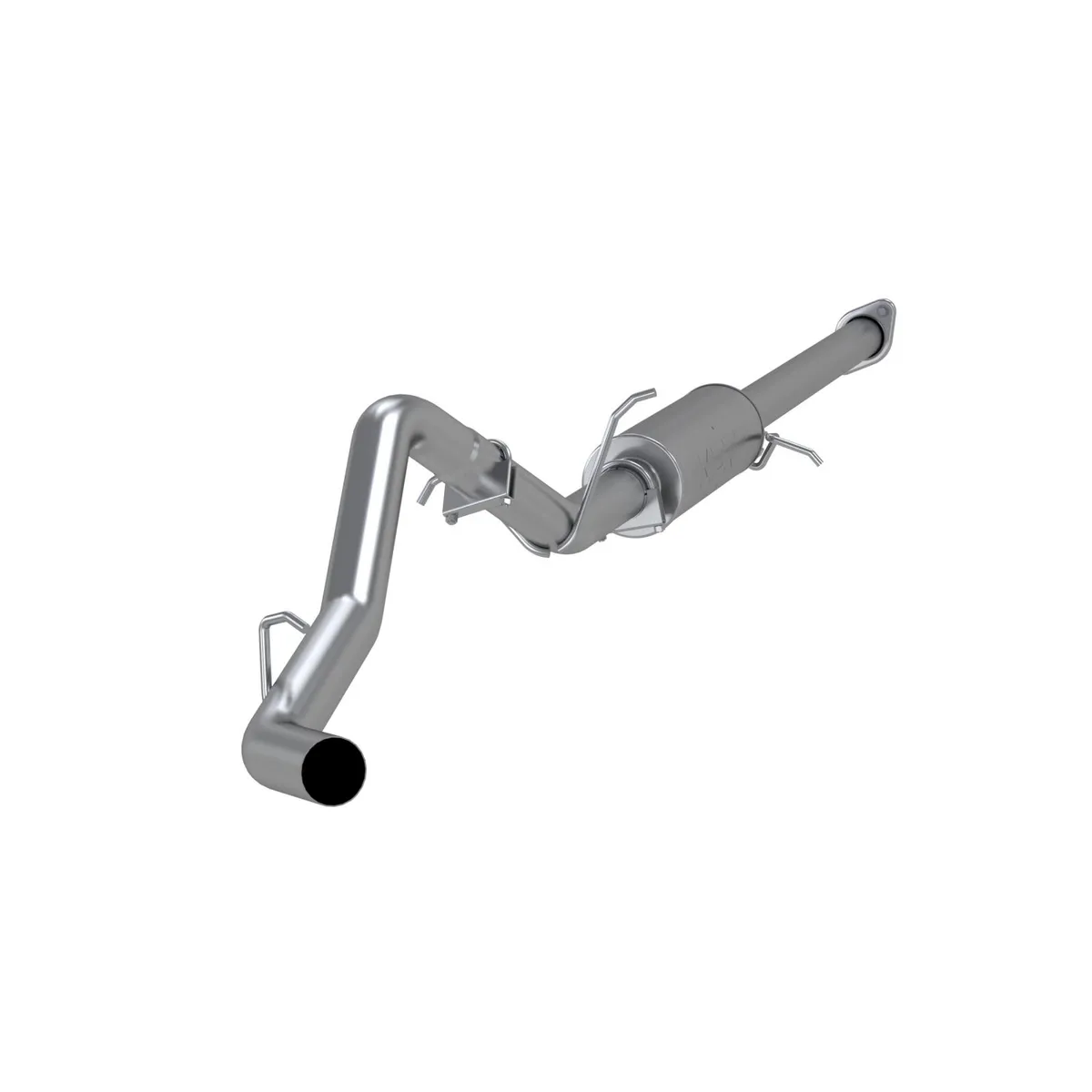 Armor Lite Cat Back Exhaust System; 3 in.; Incl. Ext. Pipe/Muffler/Tailpipe/Hardware; No Tip Incl.; Single Side Exit; Aluminized; product image