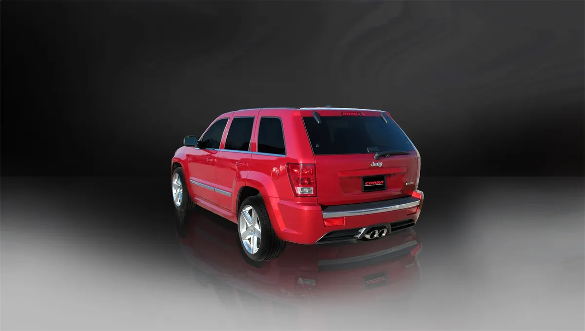Sport / 2.5 in Cat-Back 4.0 in Single Tips | 2006-2010 Grand Cherokee SRT-8 6.1L (14451) product image