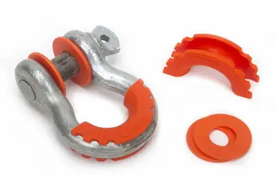 Daystar Daystar D-Ring Isolators with Washers, Orange