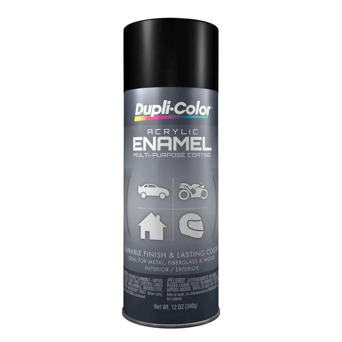 Premium Enamel; Semigloss Black; 12 Oz. Aerosol product image
