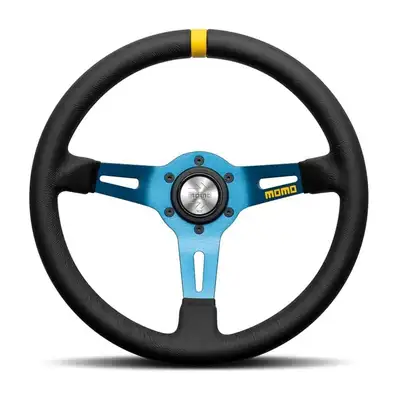 MOMO Tuning & Safety Steering Wheel MOD.08 Black/Blue
