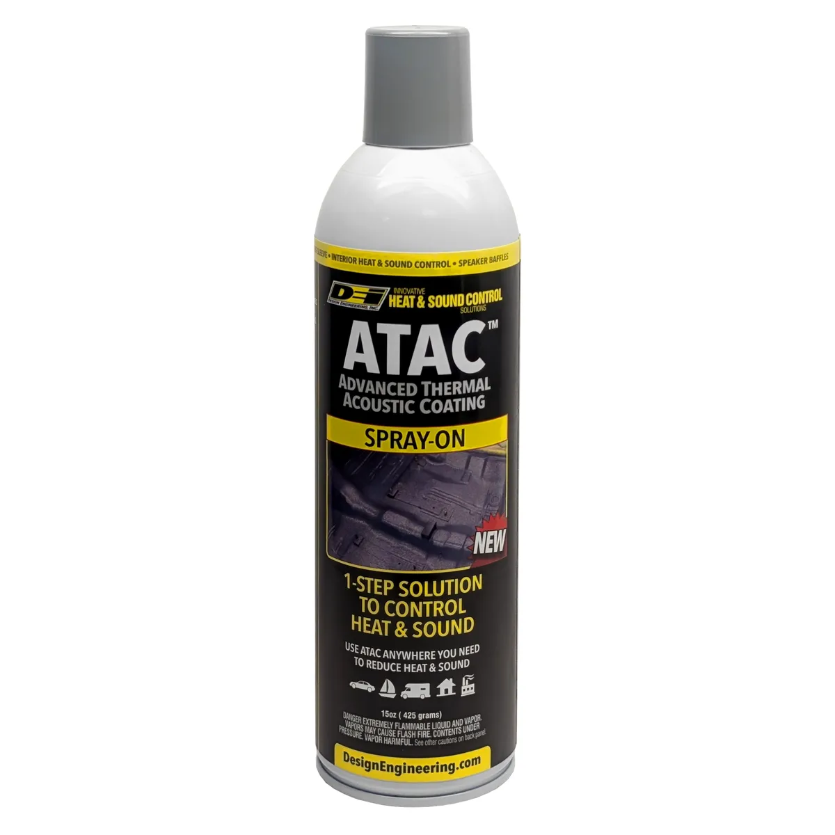 Atac Sprayon Coating 1 Step Solution Gray Ceramic 12 oz Can product image