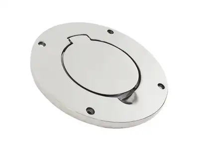 Kentrol Jeep TJ Billet Style Gas Hatch 97-06 Wrangler TJ Polished Silver Kentrol