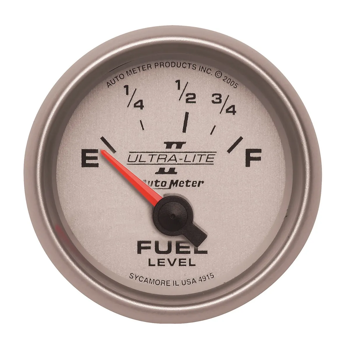 AutoMeter Gauge, Fuel Level, 2 1/16", 73OE to 10OF, Elec, Ultra-Lite II
