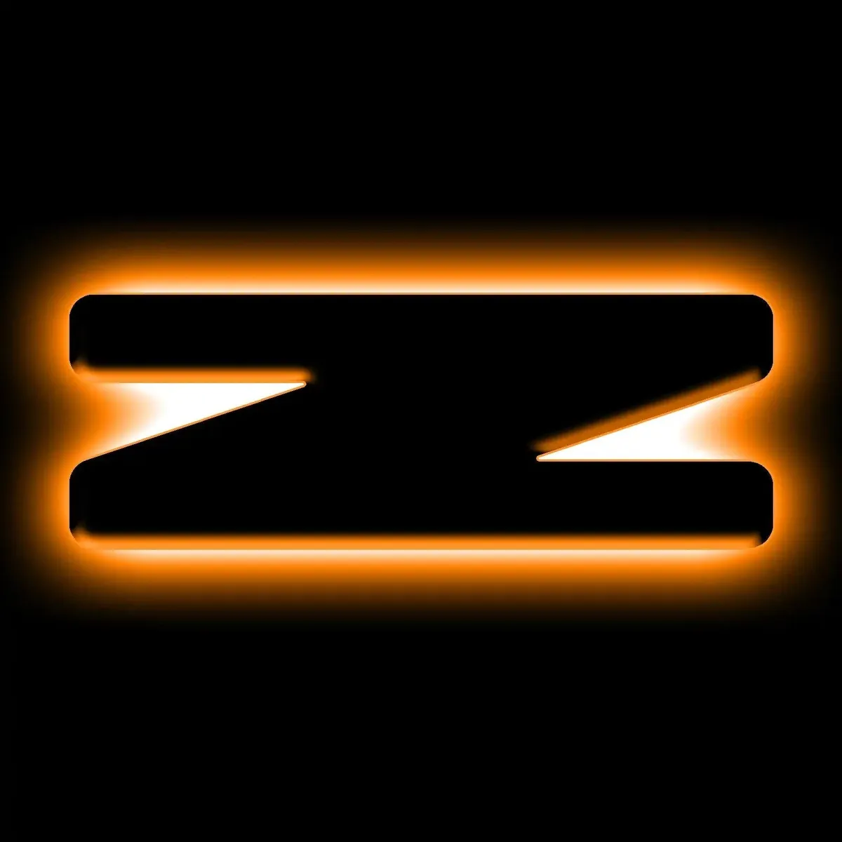 ORACLE Lighting Universal Illuminated LED Letter Badges - Matte Black Surface Finish - E product image