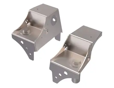 Artec Industries TJ Front Frame Coil Buckets Stock Height 9706 TJ Speed Bump 1 Ton Swap Offset