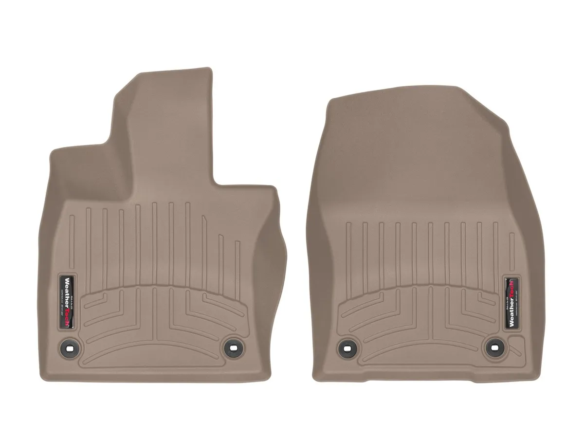 Weathertech FloorLiner™ DigitalFit®; Tan; Front;