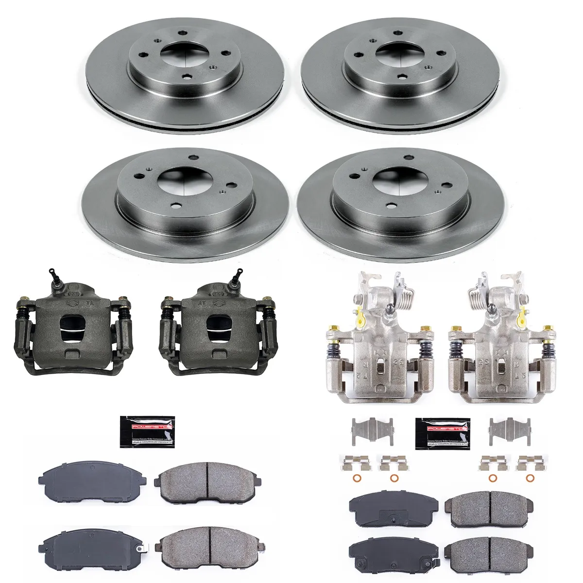 Z17 Direct Replacement Kit: Rotors; Ceramic Pads; Calipers product image