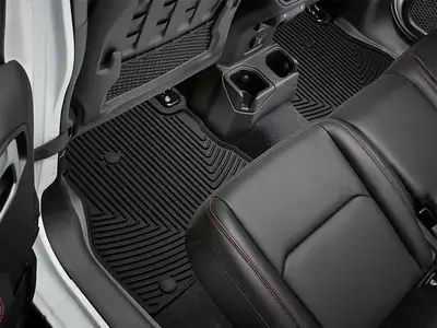 Weathertech 2020 + Jeep Gladiator Black Rear Rubber Mats