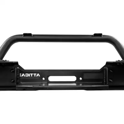Winjet Attica 4x4 ATTJL01A108-BX 2018-2024 Jeep Wrangler JL / Gladiator 2019-2024 Apex Series Front Stubby Bumper