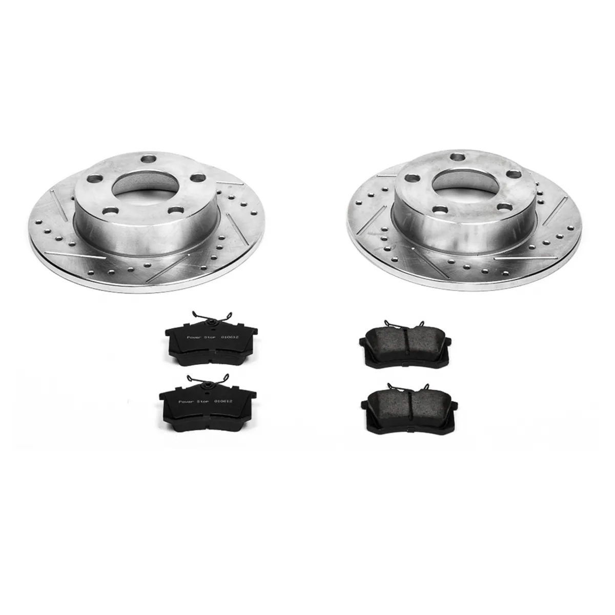 Z23 Evolution Sport Upgrade Kit: Drilled/Slotted Rotors; Carbon-Fiber Ceramic Pads W/Hardware product image