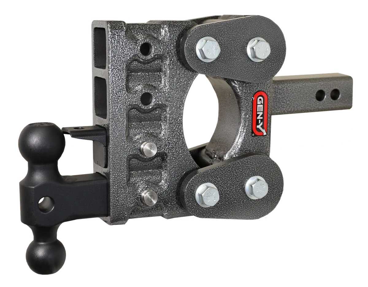GEN-Y Hitch Boss Torsion-Flex 2in Shank, 5in Drop,10K Hitch, Versa-Ball and Pintle Lock product image
