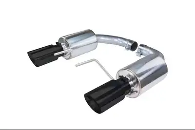 Pypes Performance exhaust 2024 Mustang GT w/o Active Exhaust S650 Platform Street Pro Touring Axle Back Exhaust Kit 304 Stainless Black Powder Coated Pypes Performance Exhaust