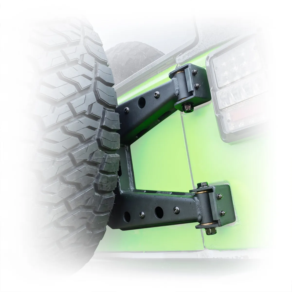 Turn Offroad Tire Carrier and Tailgate Reinforcement - JK product image
