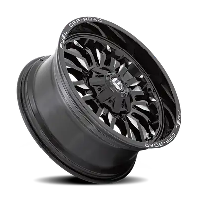 Fuel Off-Road Aluminum Wheels 20X10 Arc D795 8 On 180 Gloss Black Milled 124.2 Bore -18 Offset Fuel Off Road Wheels
