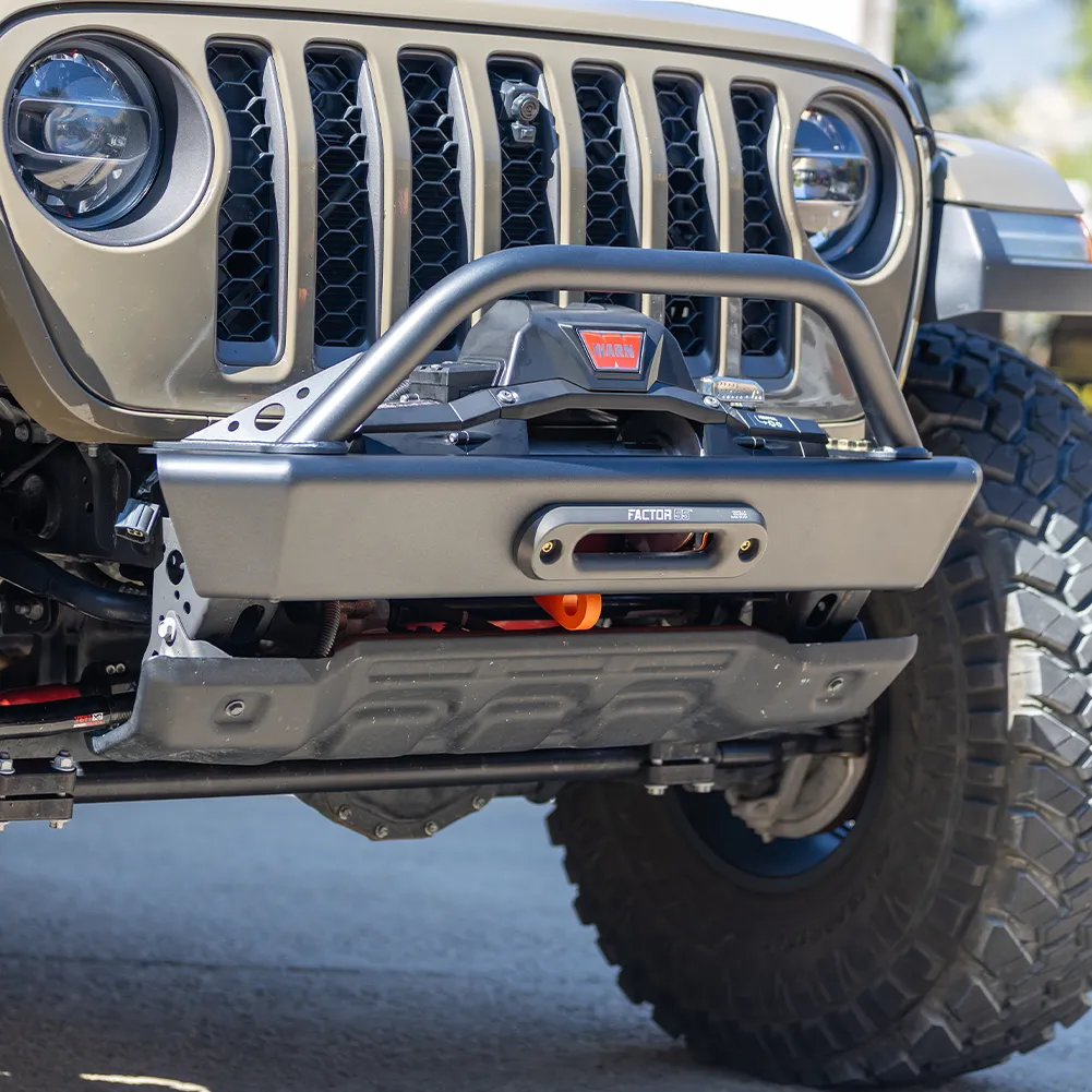 18c Wrangler Legacy Front Bumper With Hoop Raw product image
