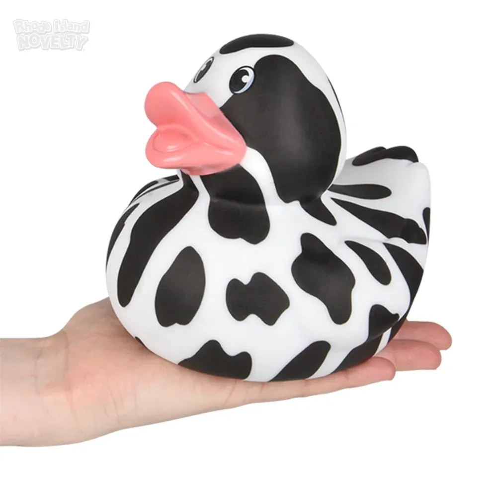 Big Animal Print Rubber Duckies 6\" product image