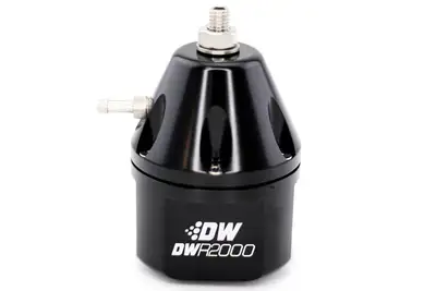 DeatschWerks DWR2000 Adjustable fuel pressure regulator - Black