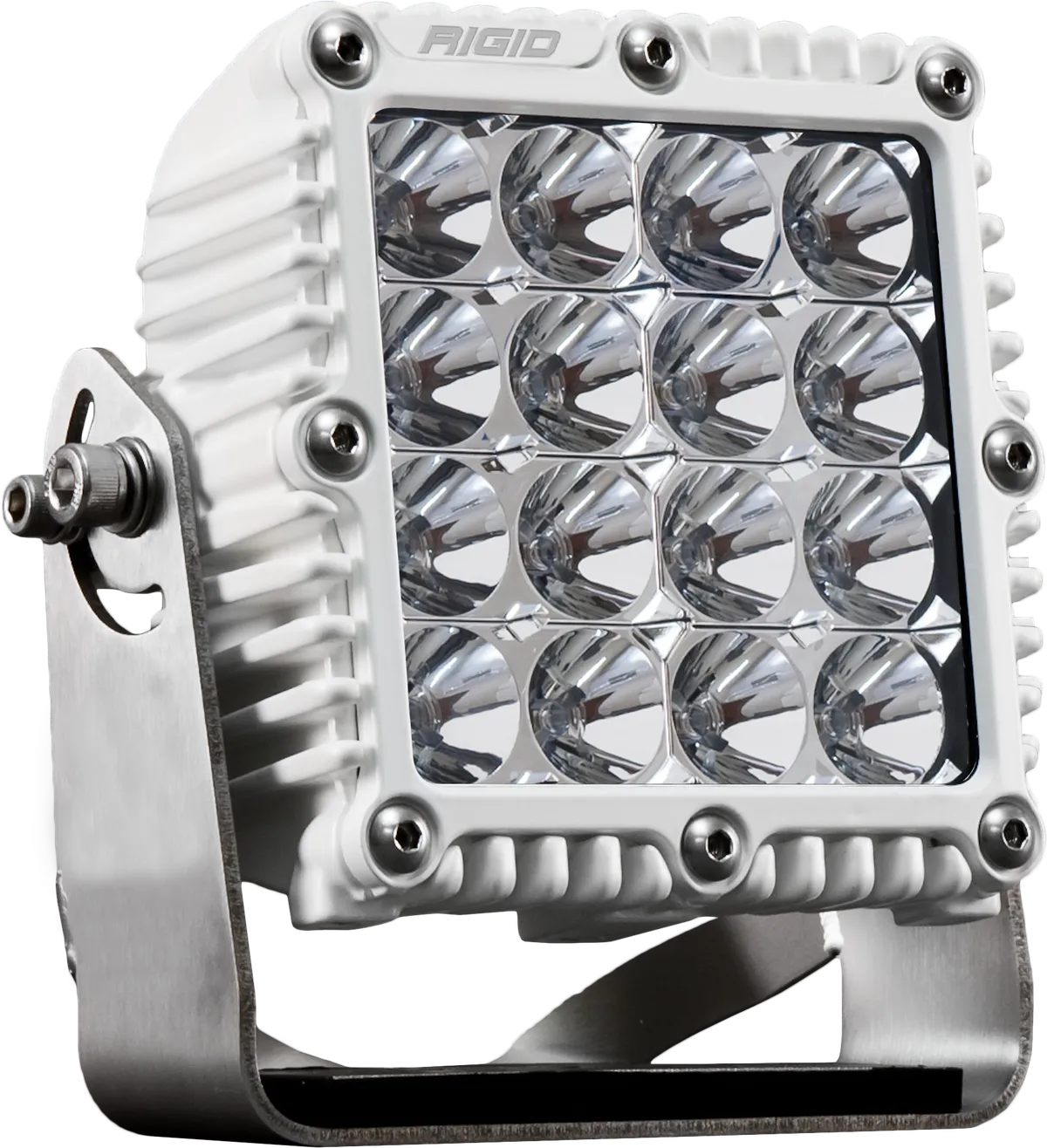 Rigid Industries 245113 Q-Series Pro LED Light, Flood Optic, White Housing, Single product image