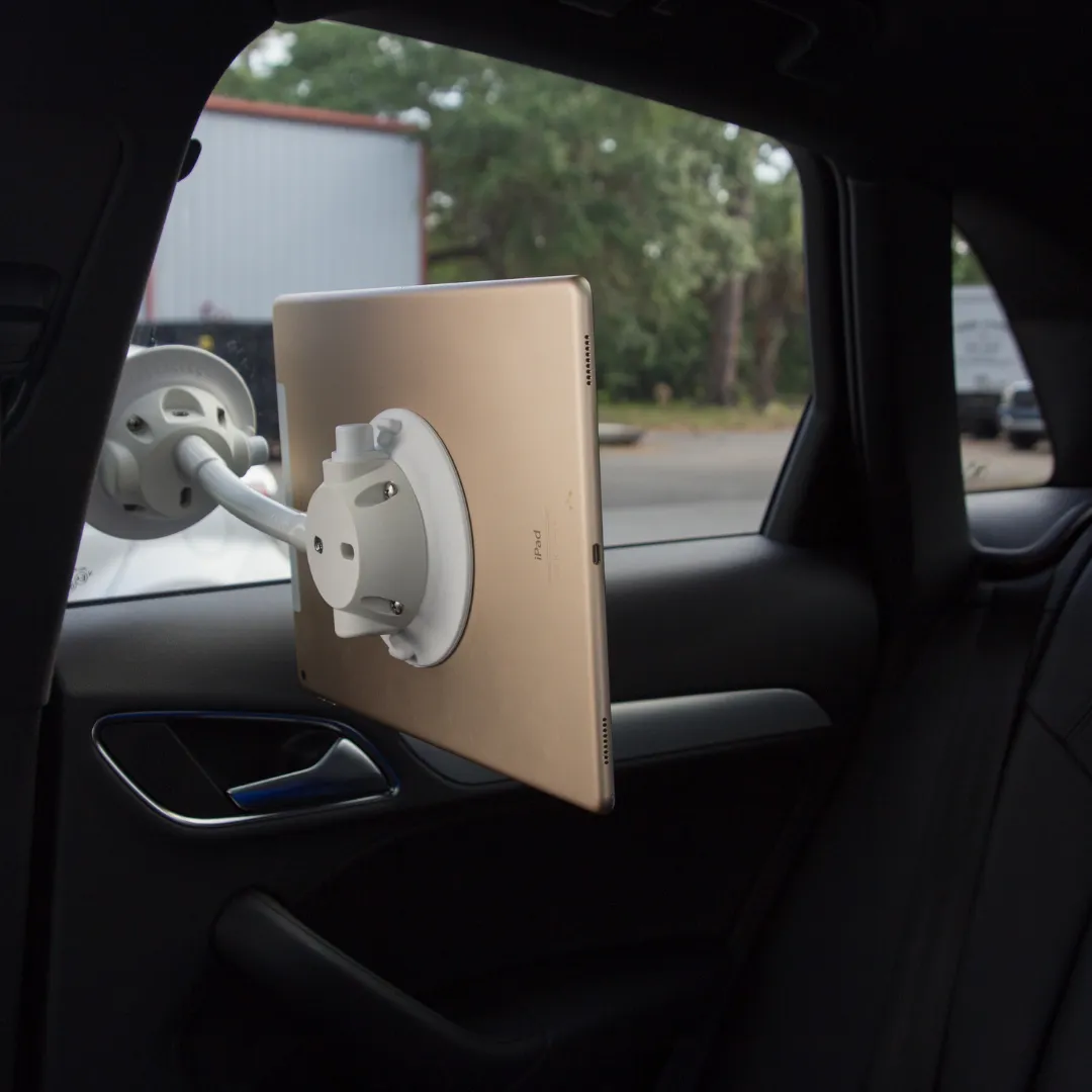 Naked 7in Flex Mount W/(2) 4.5in Vacuum Mounts White product image