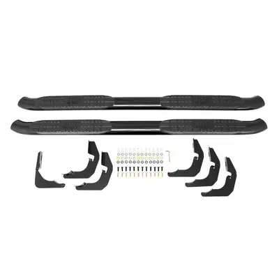 Westin PRO TRAXX 4 Oval Nerf Step Bars Black F-150 SuperCrew 2015-2019 F-250350 Crew Cab 2017-2019