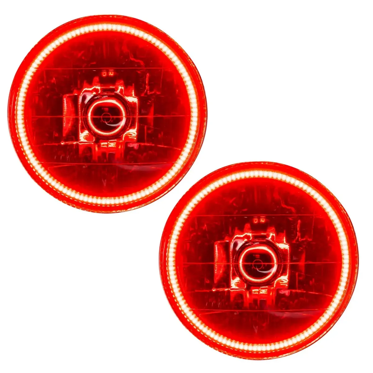 ORACLE Lighting 1997-2006 Jeep Wrangler TJ Pre-Assembled LED Halo Headlights product image