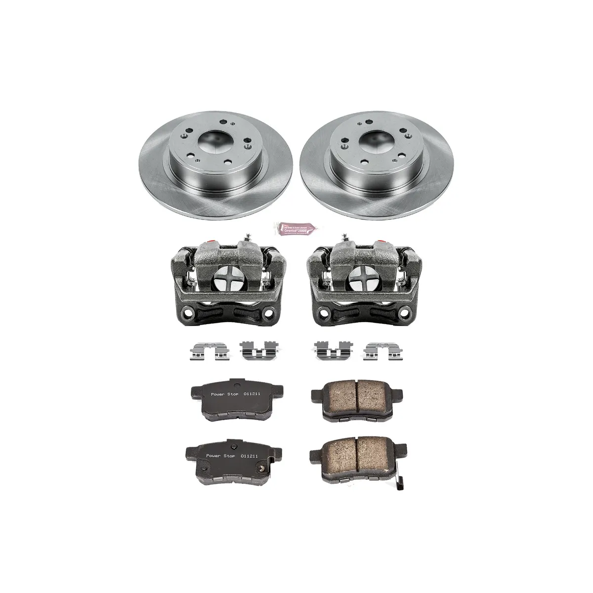 Z17 Direct Replacement Kit: Rotors; Ceramic Pads; Calipers product image