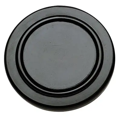 Grant Signature Horn Button; Black Plastic; w/o Logo;