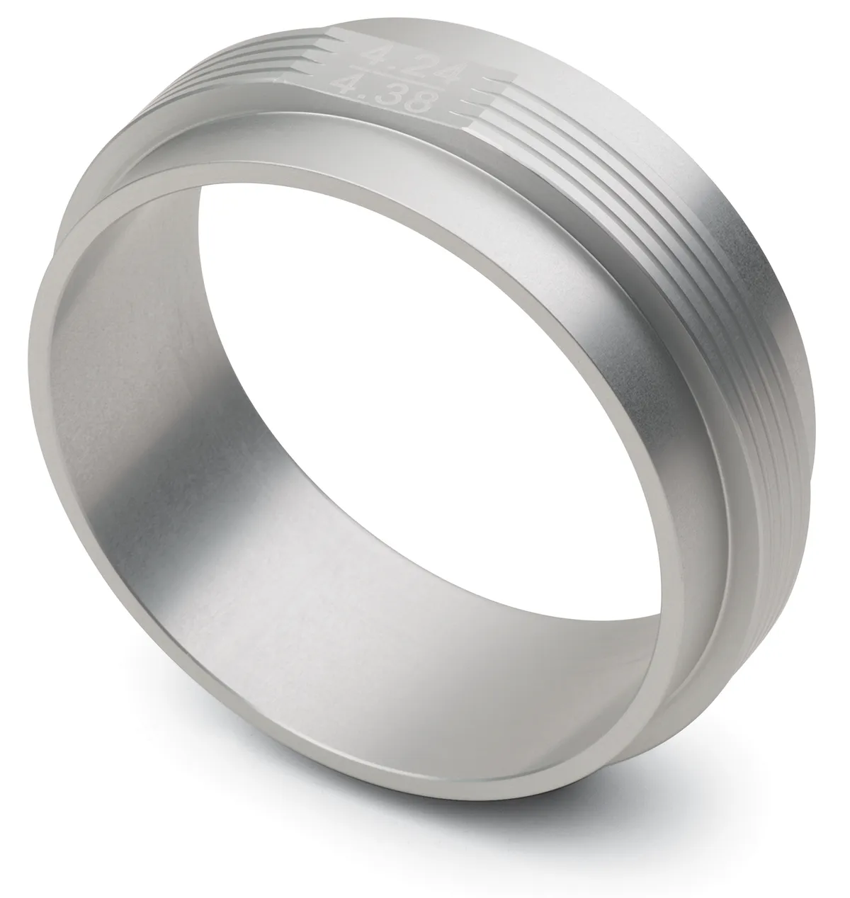 Engine Piston Ring Squaring Tool Billet Aluminum Natural Anodized Fits 4.240-4.380 Inch Bore Sizes Proform product image