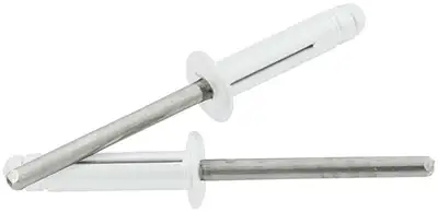 Allstar Performance Md Hd Rivet 250Pk Silver Flange Type St Mandrel