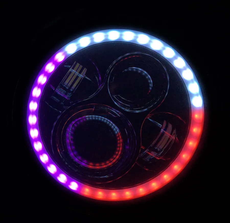 Quake LED - QTE914 - Jeep Wrangler JL/Gladiator 9 Inch HD Headlights for 2018-2020 Jeep Wrangler 2020-2020 Jeep Gladiator product image