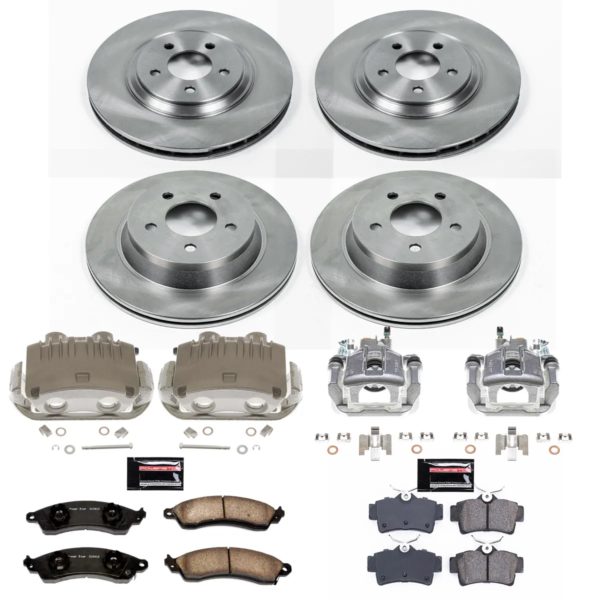 Z17 Direct Replacement Kit: Rotors; Ceramic Pads; Calipers product image