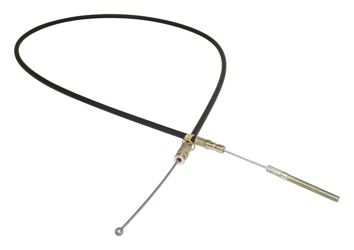 Parking Brake Cable 1953-1968 CJ-3B w/ 9" Brakes;1955-1965 CJ-5 w/ 9" Brakes1955-1965 CJ-6 w/ 9" Brakes;1966-1971 CJ-6 w/ 10" Brakes;1966-1971 CJ-6 w/ 10" Brakes; product image